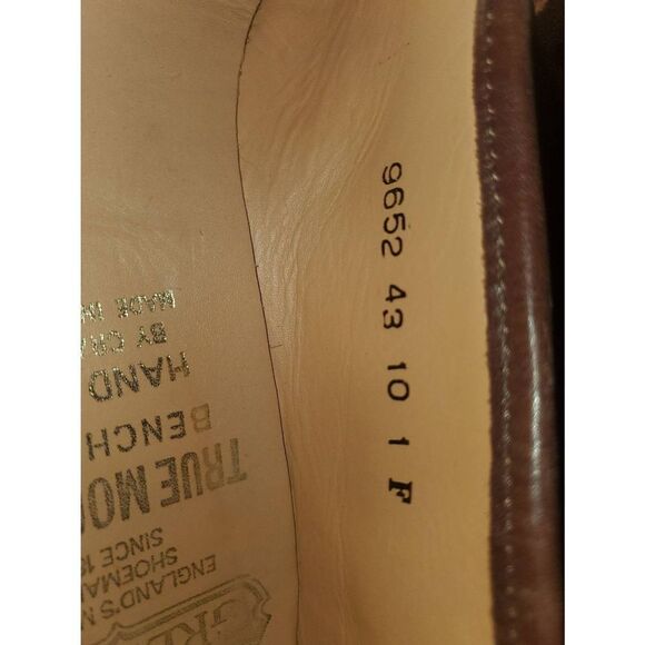 Mens Grenson Hand Sewn Suede Moccasin Penny Loafer Shoes Size 10 US, 43 EU. - Picture 8 of 9